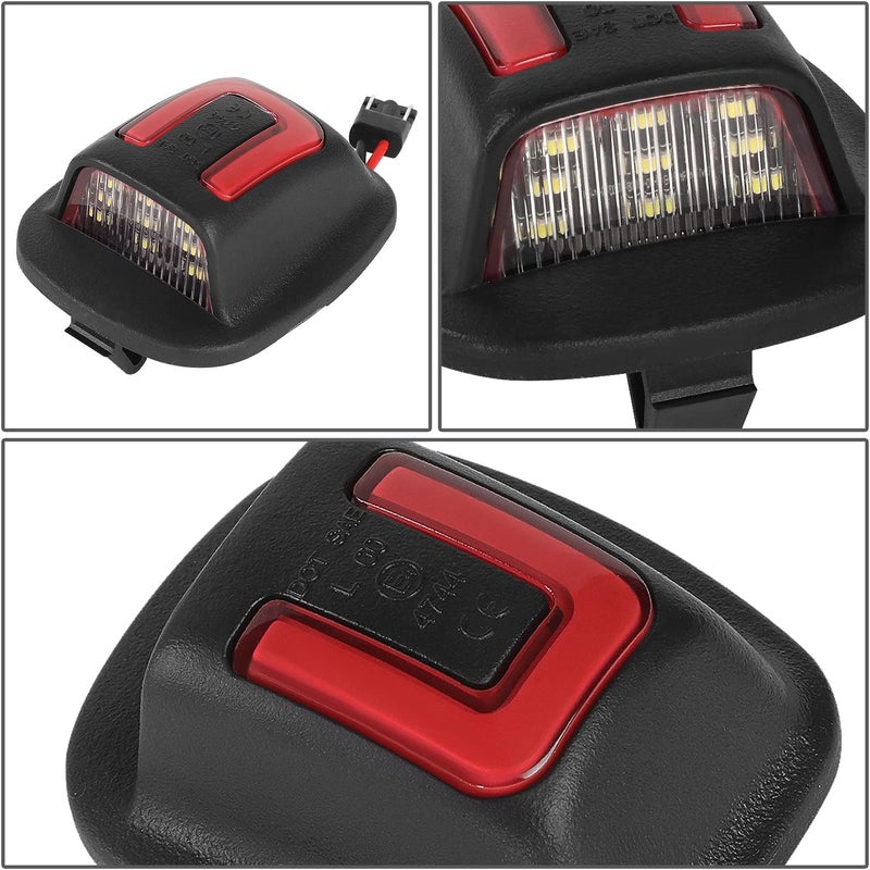 NUVISION LIGHTING Pair of LED License Plate Lights Compatible with 94-04 Xterra / 98-04 Frontier, B6510-7Z010 265109Z400, NVL-LPL-017 - Image 3